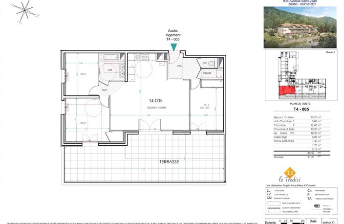 Vente Appartement 4 pièces — photo 2