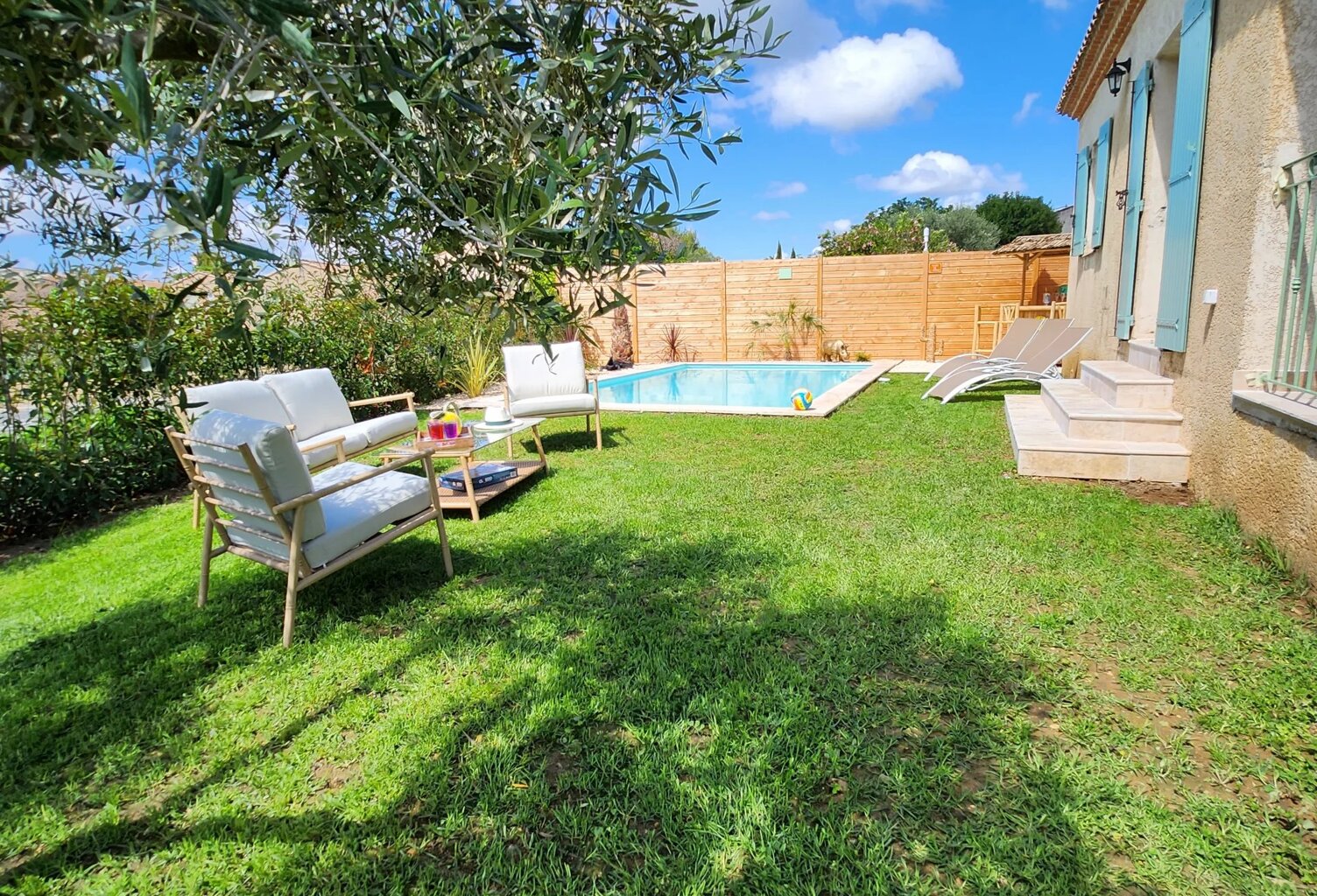 Uzès centre : Propriété méridionale de plain-pied de 126 m² avec — photo 1