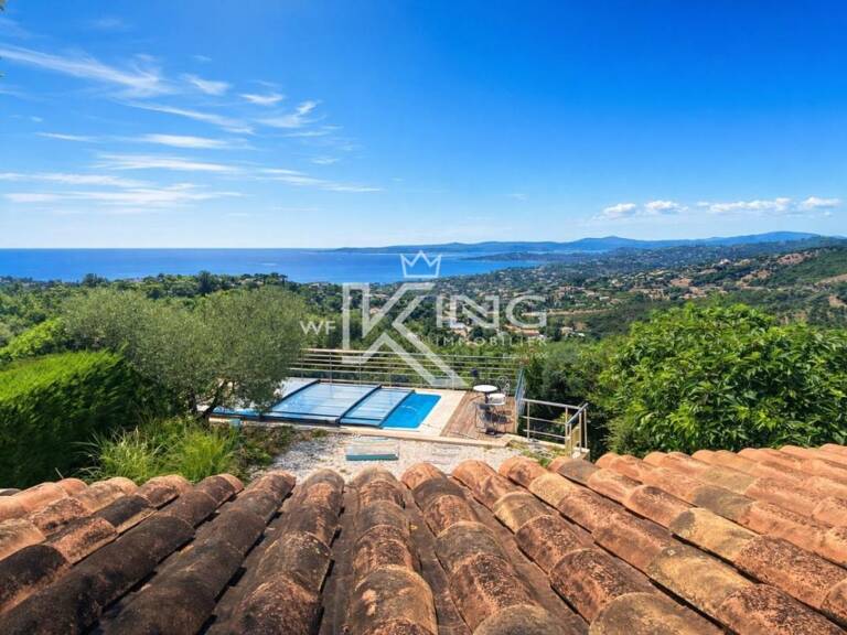 LES ISSAMBRES – VILLA AVEC VUE MER PANORAMIQUE SUR LE GOLFE DE SAINT-TROPEZ — photo 1