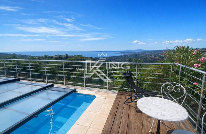LES ISSAMBRES – VILLA AVEC VUE MER PANORAMIQUE SUR LE GOLFE DE SAINT-TROPEZ — photo 2