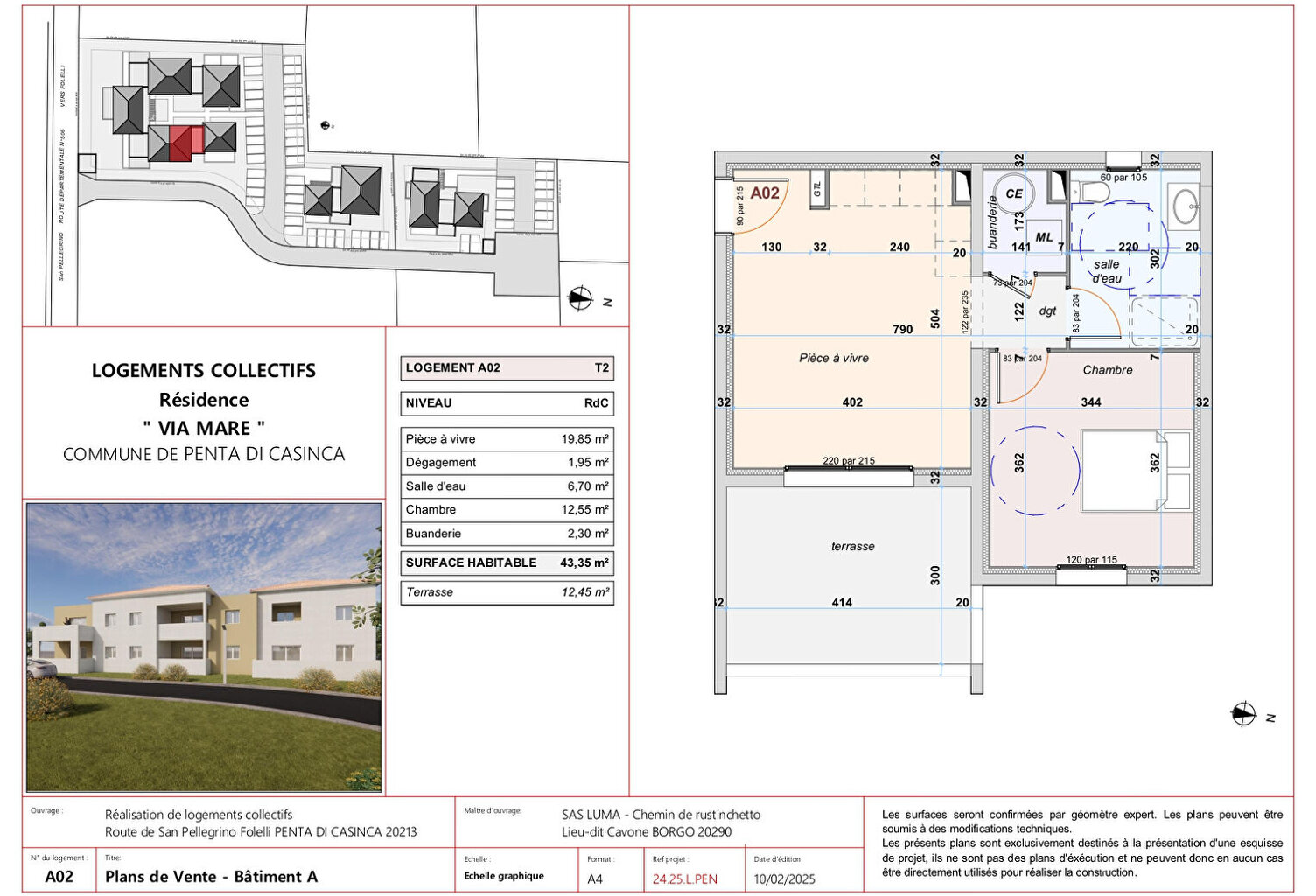 Appartement T2 Via Mare — photo 1