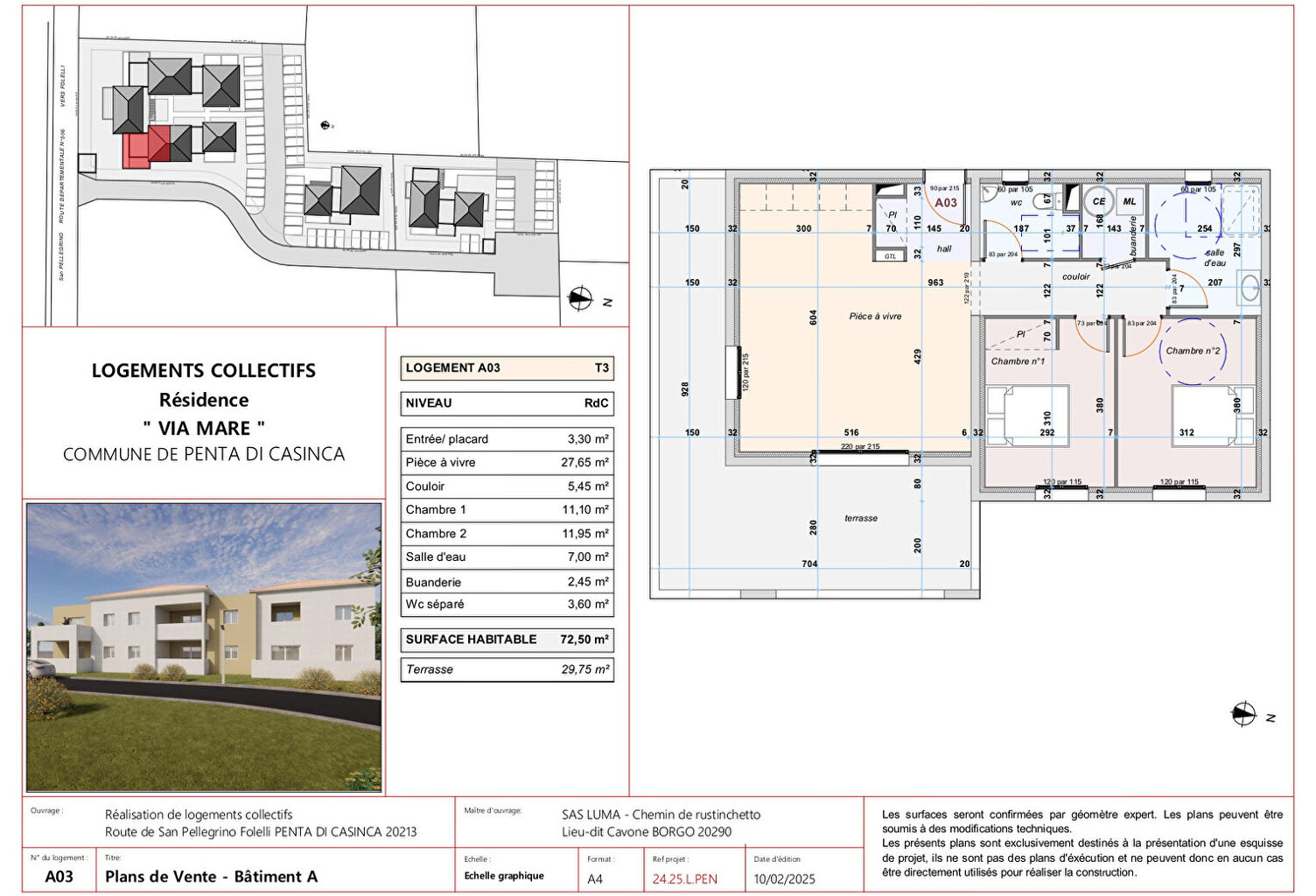 Appartement T3 Via Mare — photo 1