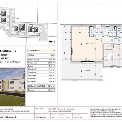 Appartement 3 pièces 211000 €