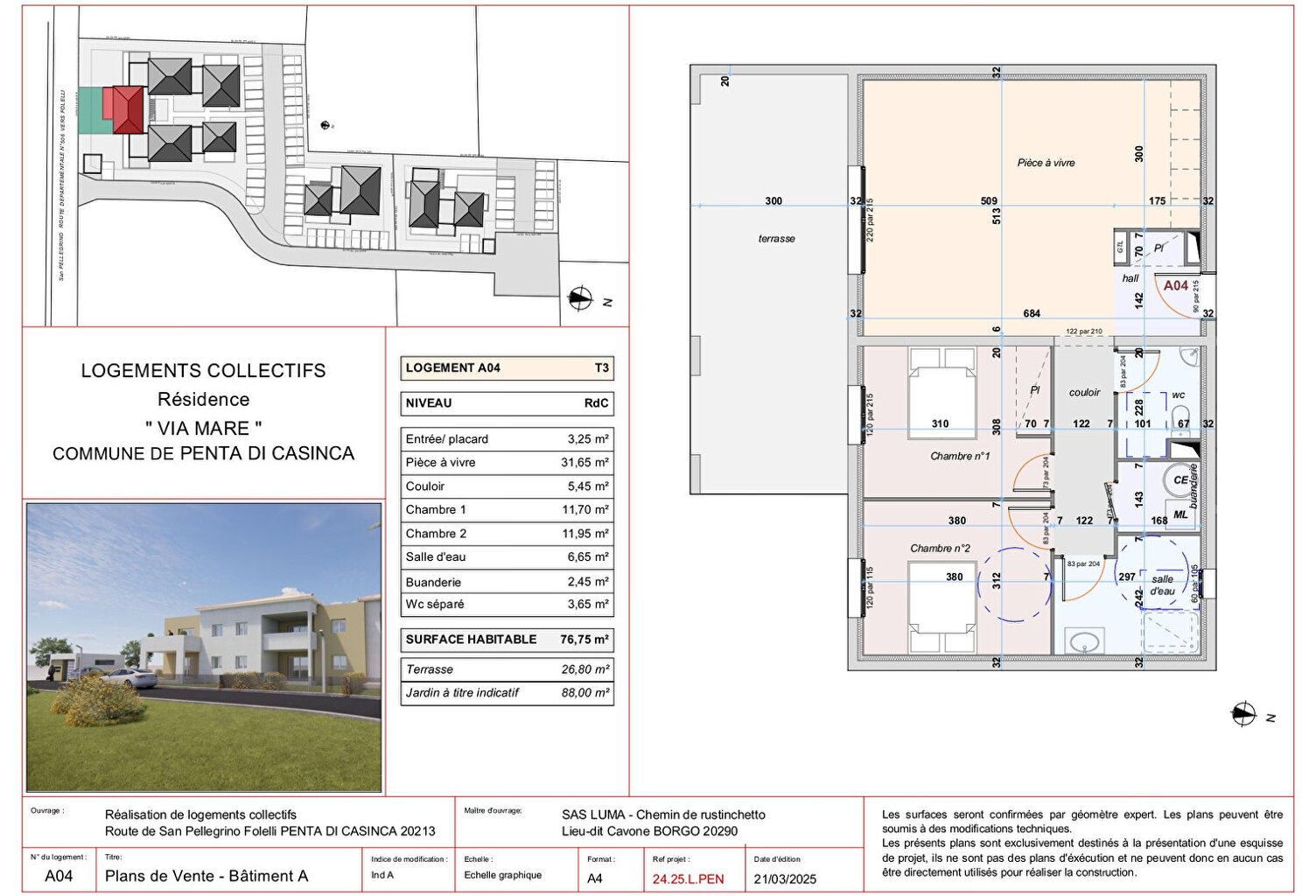 Appartement T3 Via Mare — photo 1