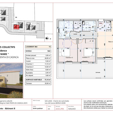 Appartement 3 pièces 238000 €