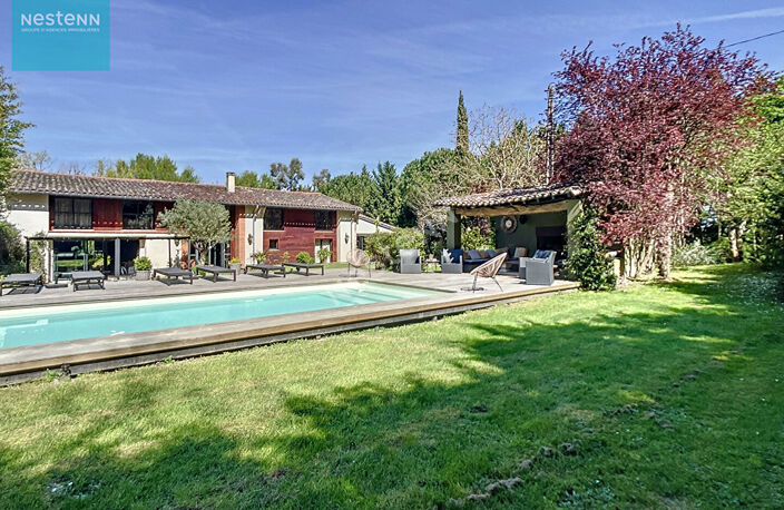 Demeure de prestige, 402 m2, 5 suites, piscine et jardin, proche Villefranche de Lauragais — photo 5