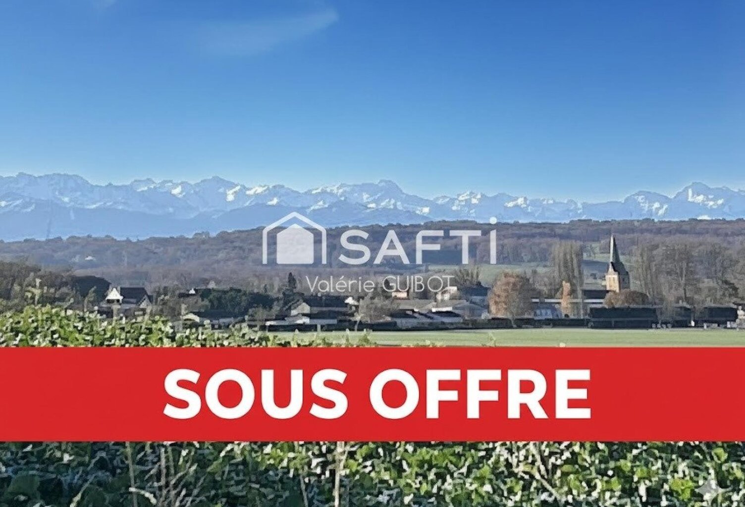 Votre rêve prend racine : Terrain de 2000 m² avec VUE PANORAMIQUE sur les Pyrénées ! — photo 1