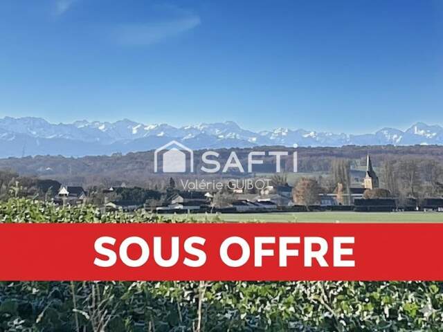 Votre rêve prend racine : Terrain de 2000 m² avec VUE PANORAMIQUE sur les Pyrénées ! — photo du bien