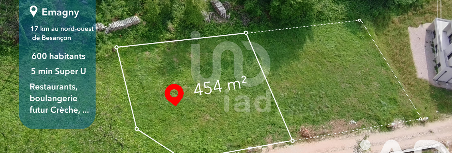 Terrain  454 m² à vendre à Émagny (25170)