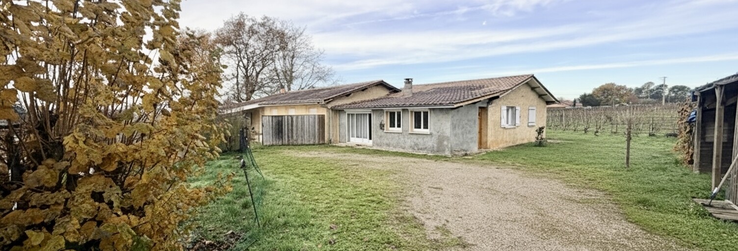 Maison 4 Pièces 87 m² à vendre à Nérigean (33750)