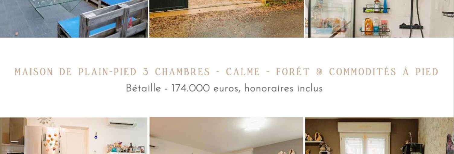 Maison 4 Pièces 82 m² à vendre à Bétaille (46110)