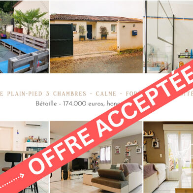 Maison 4 pièces 174000 €