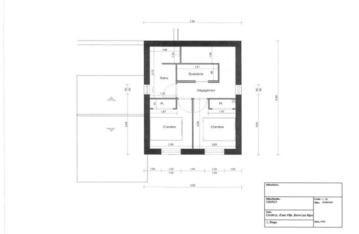 Terrain À Vendre de 1472 m² avec permis de construire purgé pour une maison F4 de 82 m² — photo 3
