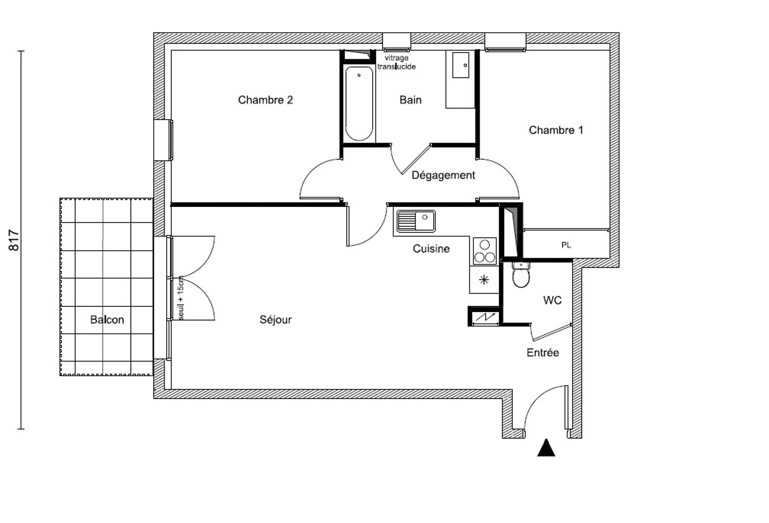 Appartement Les Sables D Olonne 3 pièces 64.48 m2 — photo 1