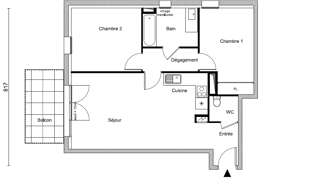 Appartement 3 Pièces 64 m² à vendre à Les Sables-d'Olonne (85340)