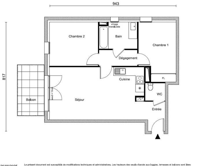 Appartement Les Sables D Olonne 3 pièces 64.48 m2 — photo 1
