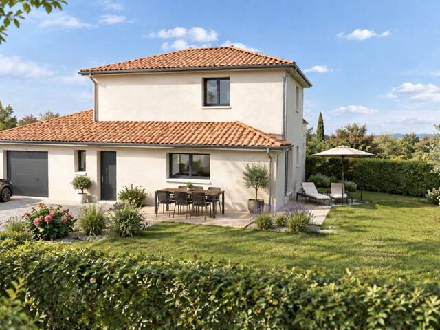 Terrain Lachassagne 524 m2 avec idée de projet — photo du bien