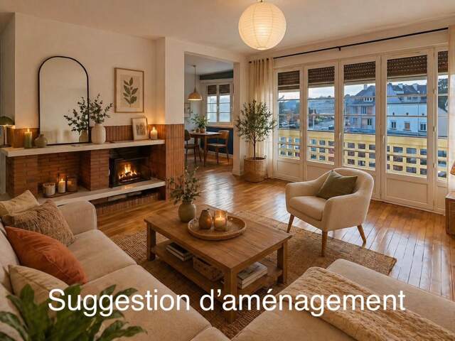 Appartement spacieux, lumineux, vue sur la Touques et Basilique — photo du bien