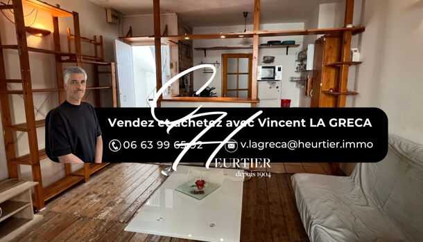 Appartement 1 pièces  à vendre Grenoble 38000