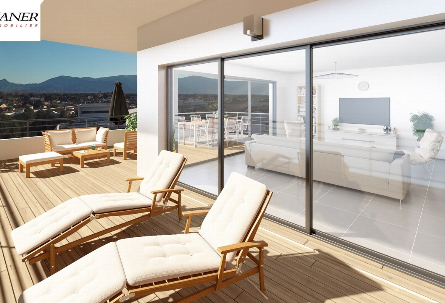 ACHAT LATOUR BAS ELNE - PROGRAMME NEUF - T3 et T4 TERRASSE ET PARKING — photo 1
