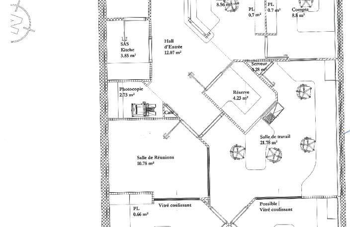 Plateau de bureaux de 100m2 à Lissieu, zone Techlid — photo 2