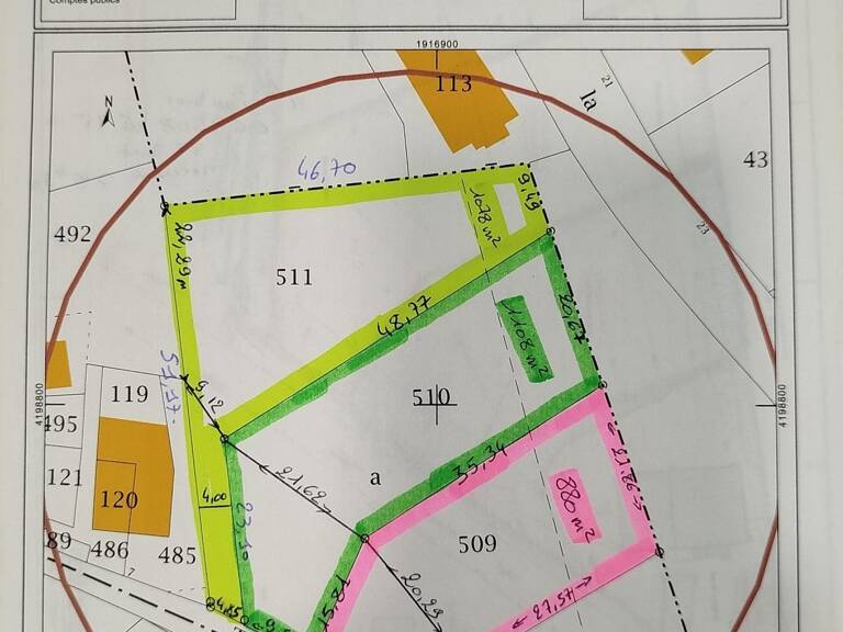 Terrain constructible de 1078m² — photo 1