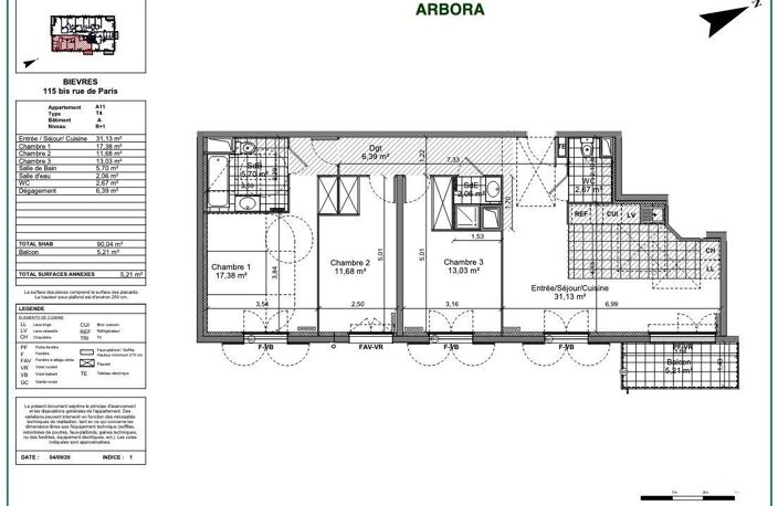 Vente Appartement 4 pièces — photo 3