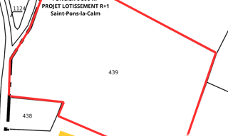 Terrain  6590 m² à vendre à Saint-Pons-la-Calm (30330)