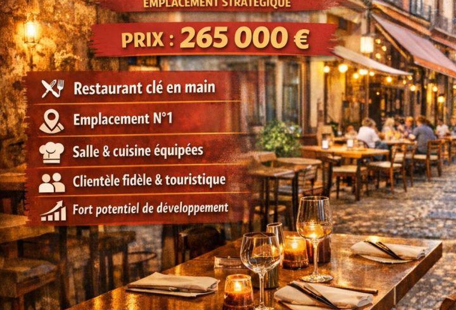Vente Restaurant 300 m&sup2; — photo 1