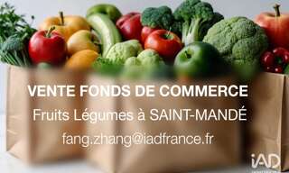 Commerce  62 m² à vendre à Saint-Mandé (94160)