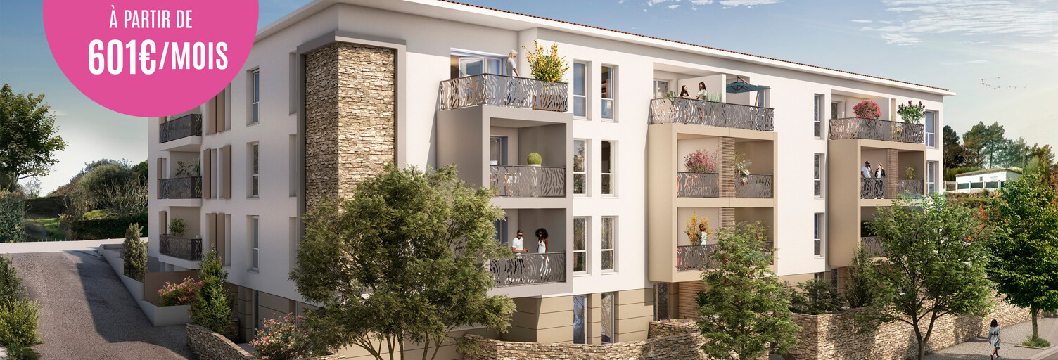 Appartement neuf T2, T3 Pièce 40 à 66 m² à vendre à Draguignan (83300)