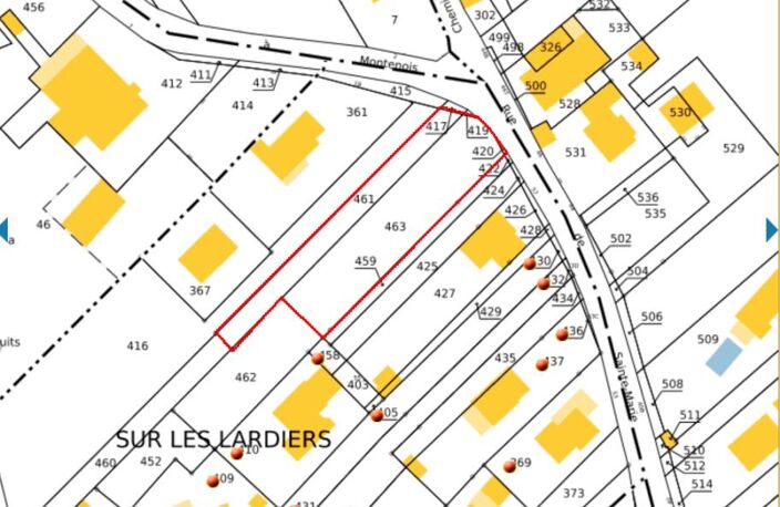 Terrain constructible Lougres 1315 m2 — photo 3