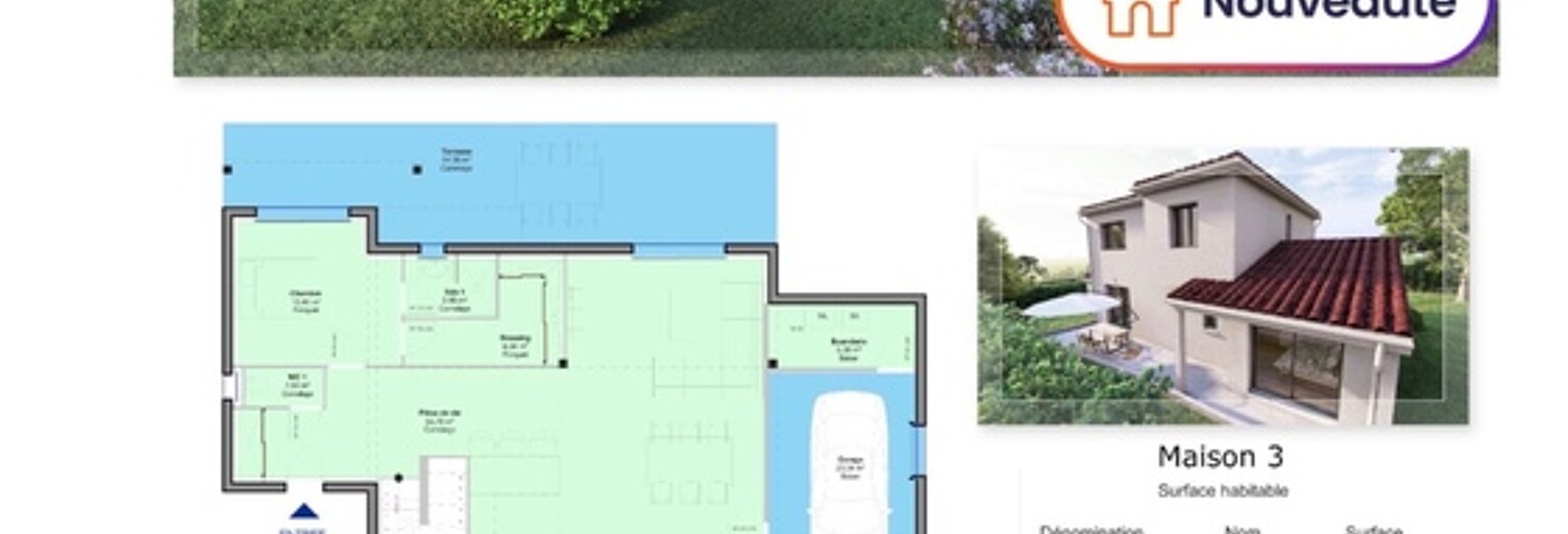 Terrain  585 m² à vendre à Pont-du-Château (63430)