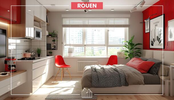 Appartement 1 pièces  à vendre Rouen 76000