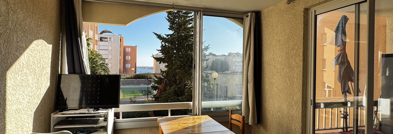 Appartement 2 Pièces 25 m² à vendre à Gruissan (11430)