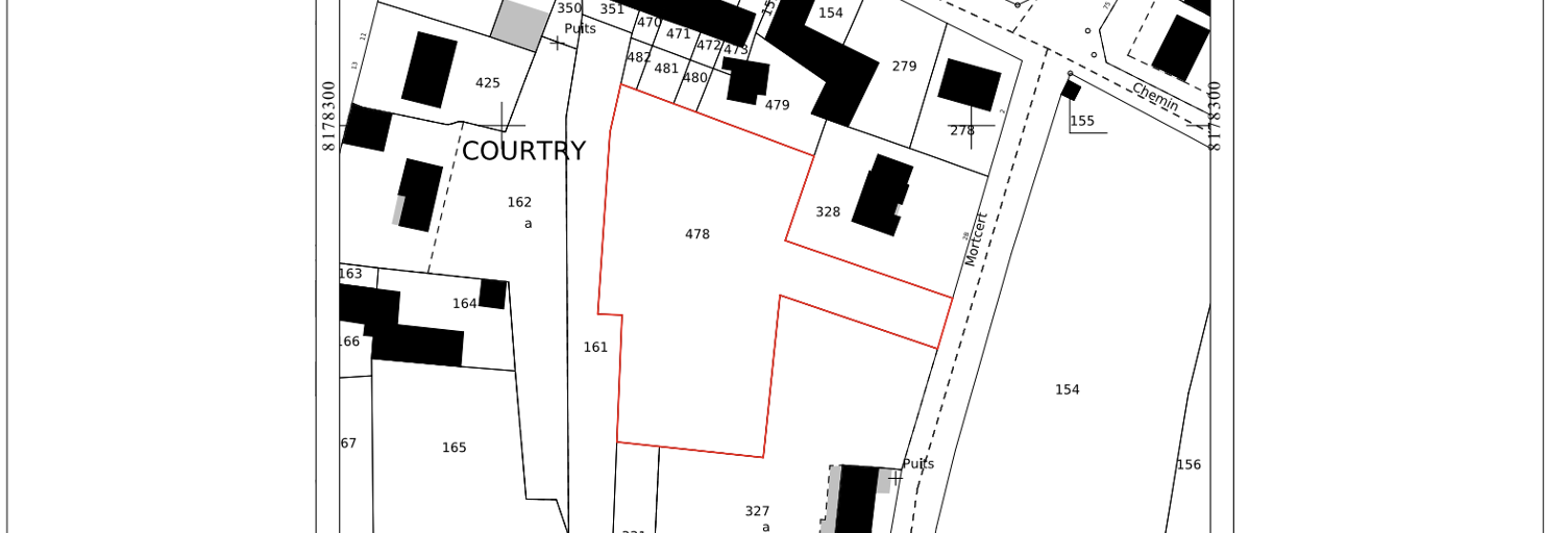 Terrain  3059 m² à vendre à Guérard (77580)