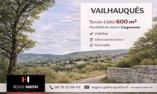 Terrain  600 m² à vendre à Vailhauquès (34570)