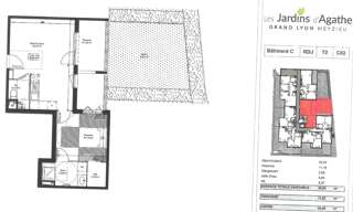 Appartement 2 Pièces 43 m² à louer à Meyzieu (69330)