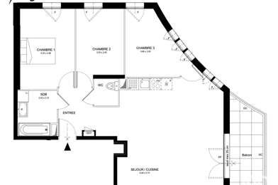 Appartement 4 pièces 295300 €