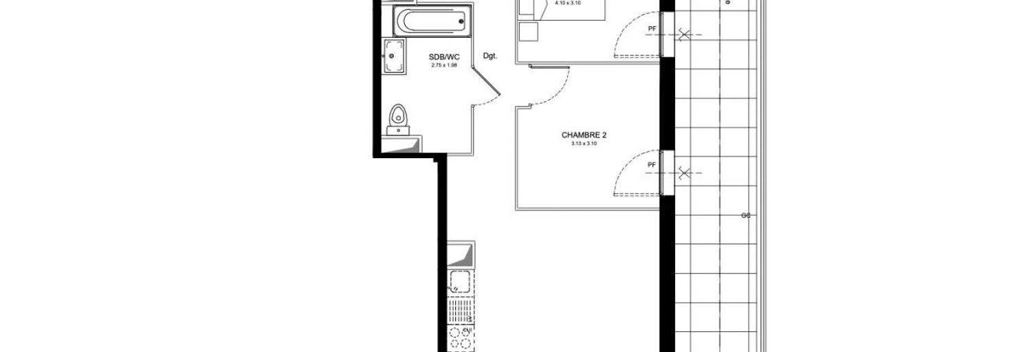 Appartement 3 Pièces 58 m² à vendre à Avrillé (49240)