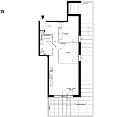 Appartement 3 pièces 287900 €
