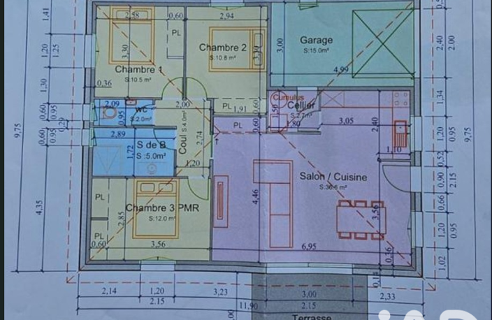 Vente Terrain à bâtir 900 m&sup2; — photo 4