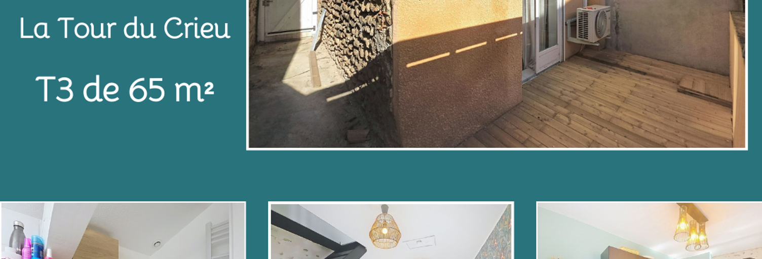 Maison 3 Pièces 65 m² à louer à La Tour-du-Crieu (09100)