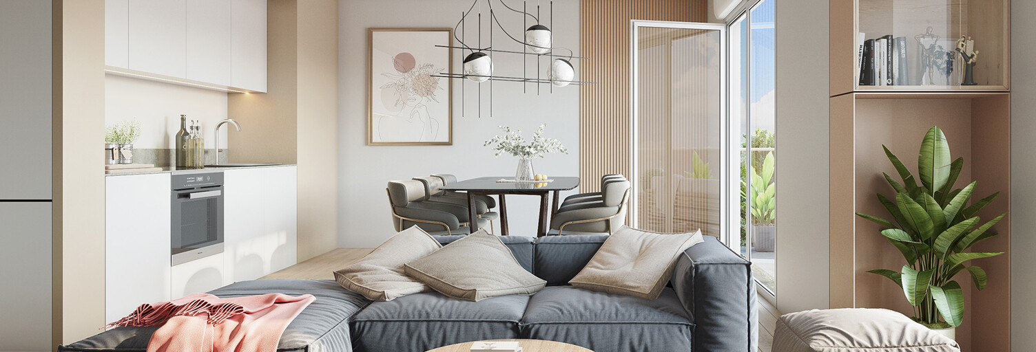 Appartement neuf T2, T3, T4 Pièce 41 à 76 m² à vendre à Vern-sur-Seiche (35770)