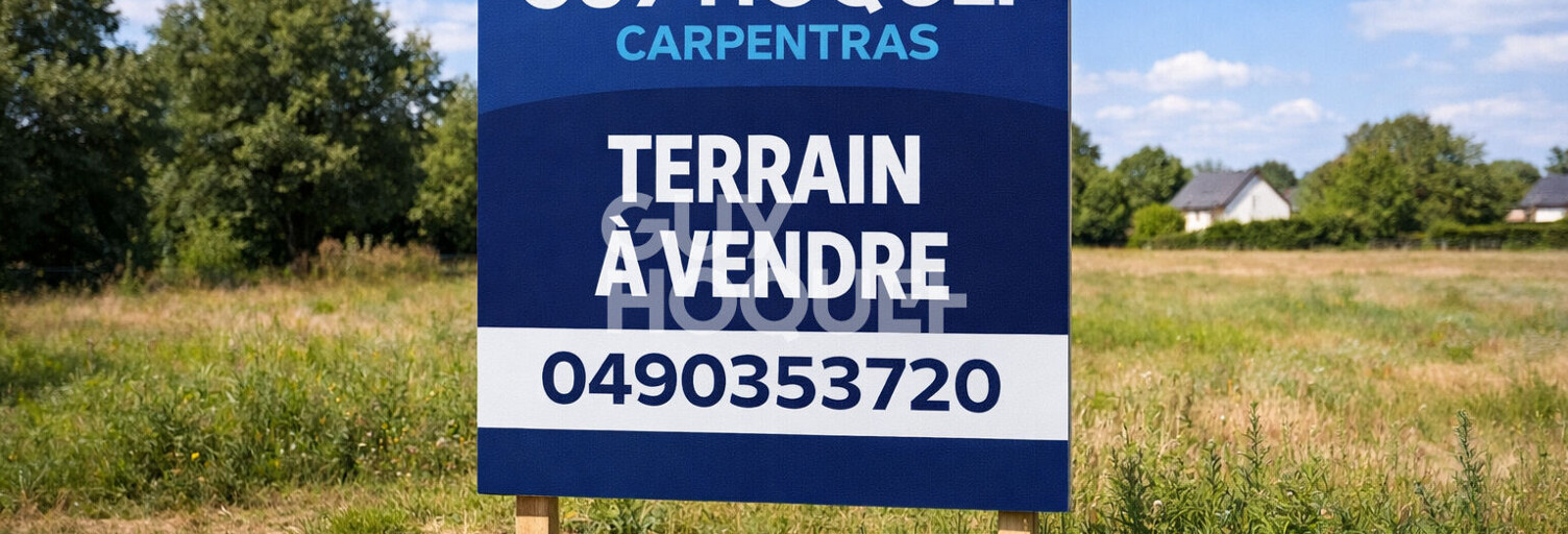 Terrain  550 m² à vendre à Carpentras (84200)