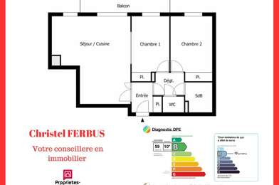 Appartement 3 pièces 345000 €