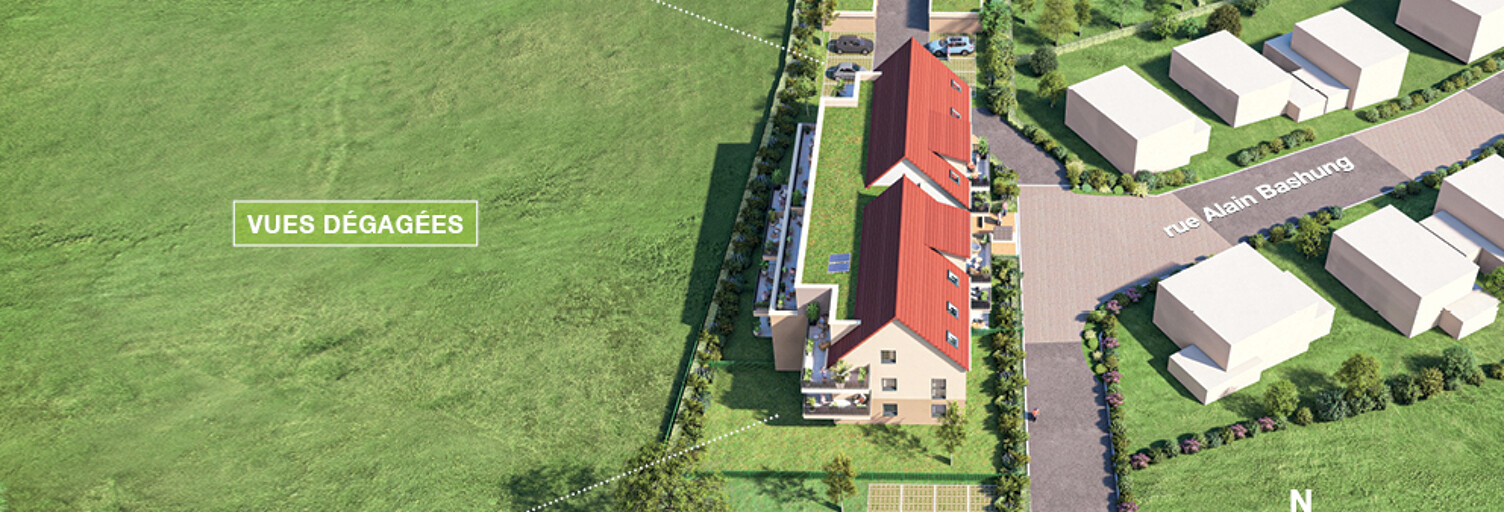 Appartement neuf T2, T3, T4 Pièce 42 à 78 m² à vendre à Lipsheim (67640)