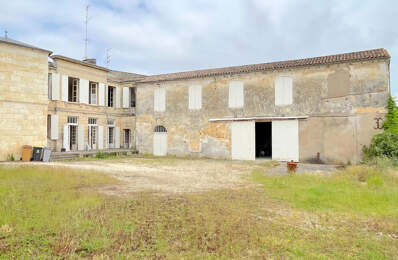A VENDRE MAISON EN PIERRE DE 317 M2 AVEC JARDIN ET DÉPENDANCES - SECTEUR BLAYE — photo du bien