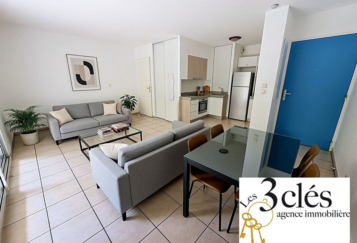 Studio 29 m² avec extérieur + parking + cave  faibles charges — photo 1