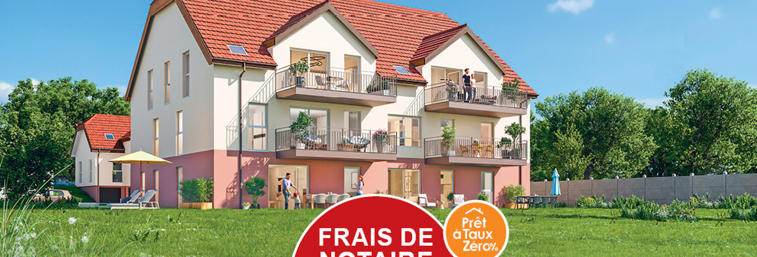 Appartement neuf T2, T3, T4 Pièce 47 à 79 m² à vendre à Rosheim (67560)
